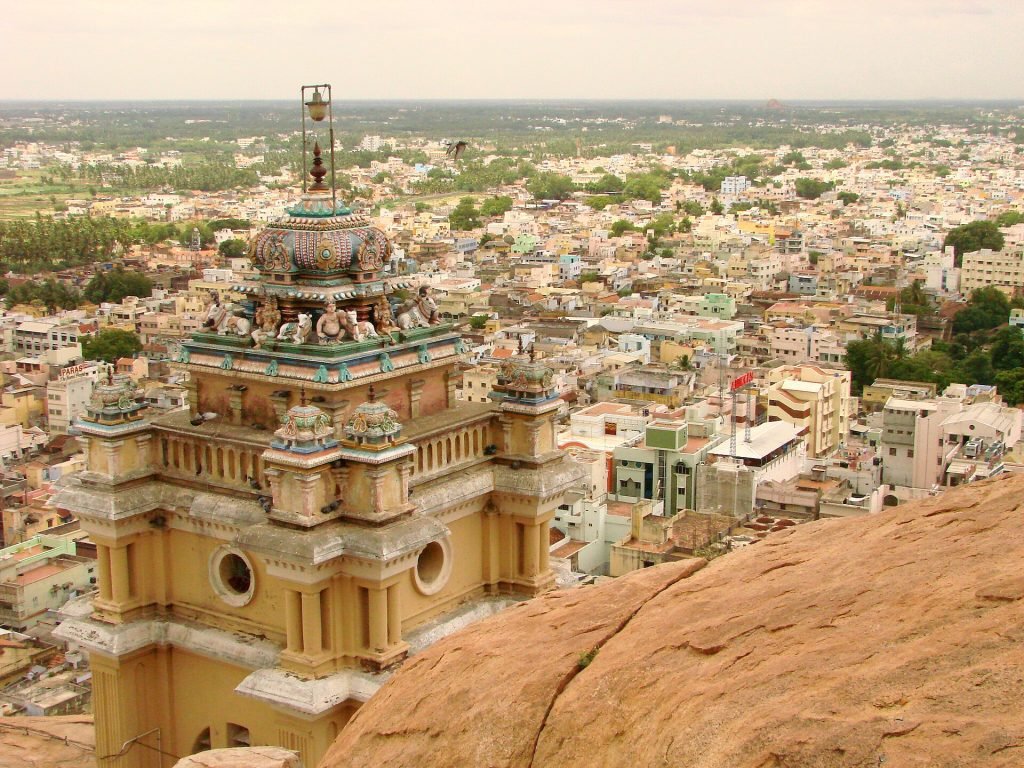 View over Trichy from the Rock Fort