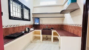 Ramalinganagar Home – Kitchen with chimney