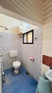Ramalinganagar Home – Bathroom with water heater