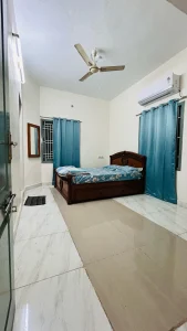 Ramalinganagar Home First Floor – Bedroom two with air conditioning